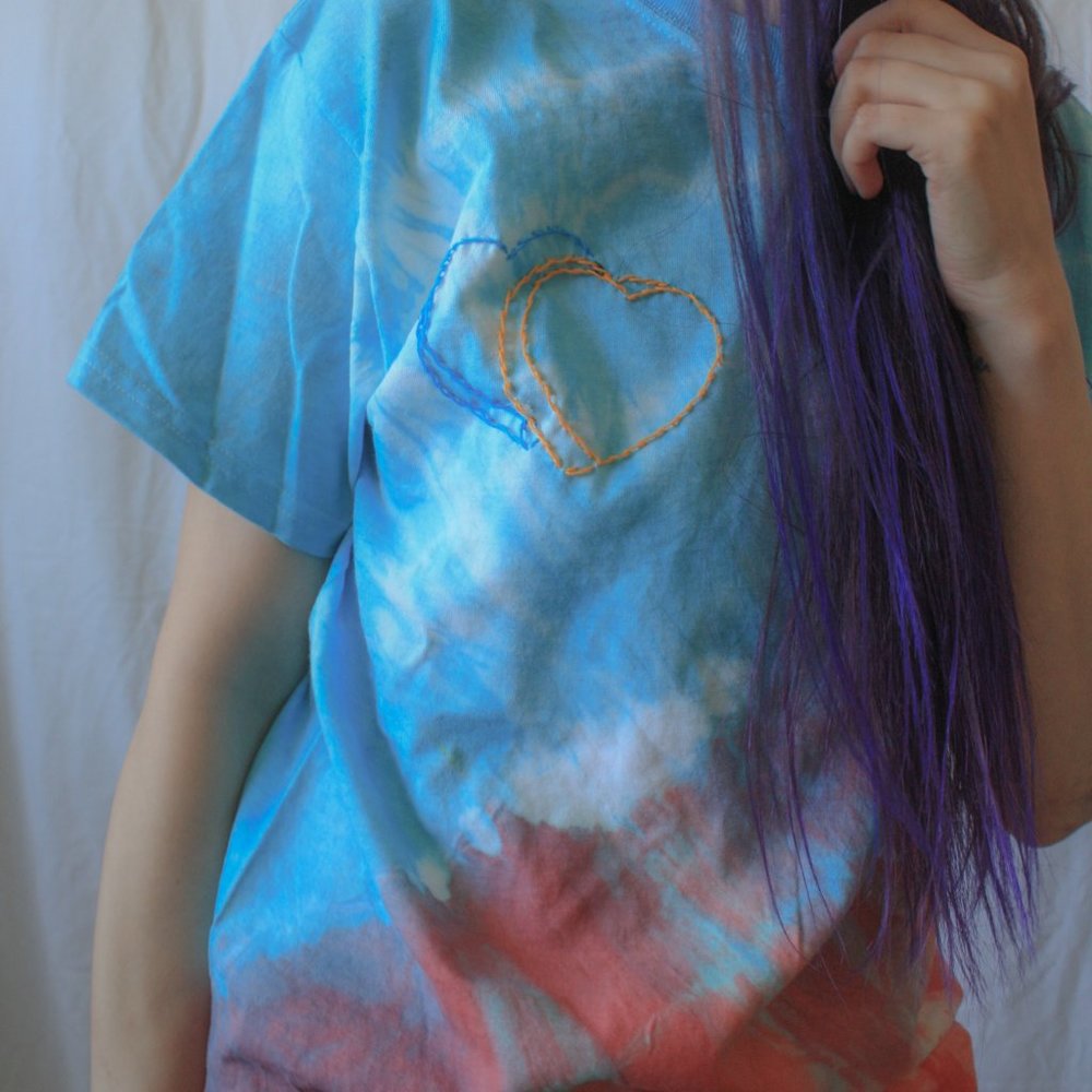 Handmade Tie Dye Short Sleeve